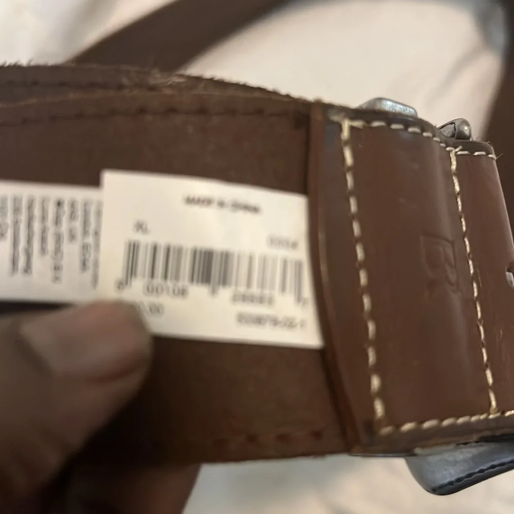 Banana Republic Women's Heritage Monte Wide Brown Concho Belt Leather western